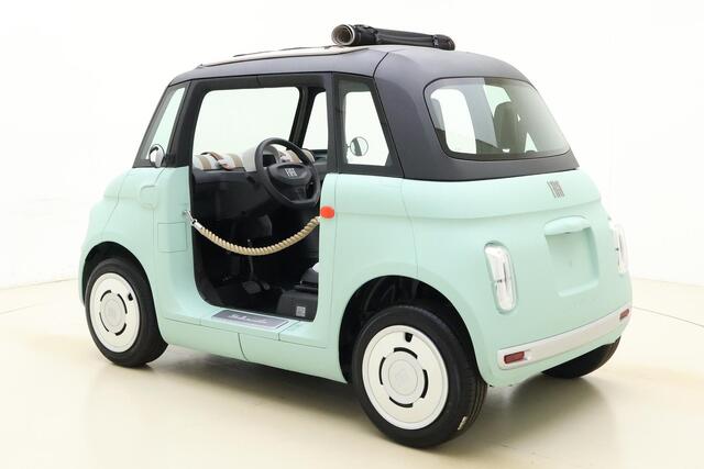 Fiat Topolino Dolcevita | Nieuw | Uit voorraad leverbaar | 100% Elektrisch | Oprolbaar canvasdak | Portiertouwen