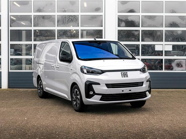 Fiat e-Scudo L3 75 kWh | Pack City | Pack Exterieur | 17" | Laadruimte afw. | Full Led Kopl. | Tussenschot | Reservewiel