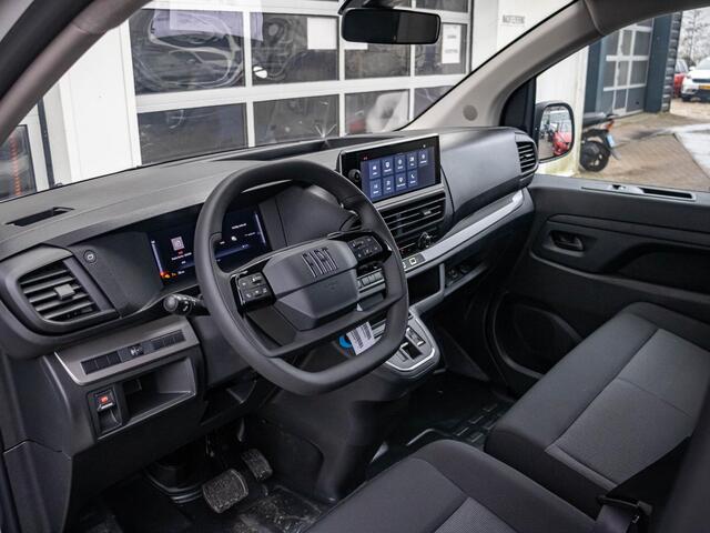 Fiat e-Scudo L3 75 kWh | Pack City | Pack Exterieur | 17" | Laadruimte afw. | Full Led Kopl. | Tussenschot | Reservewiel