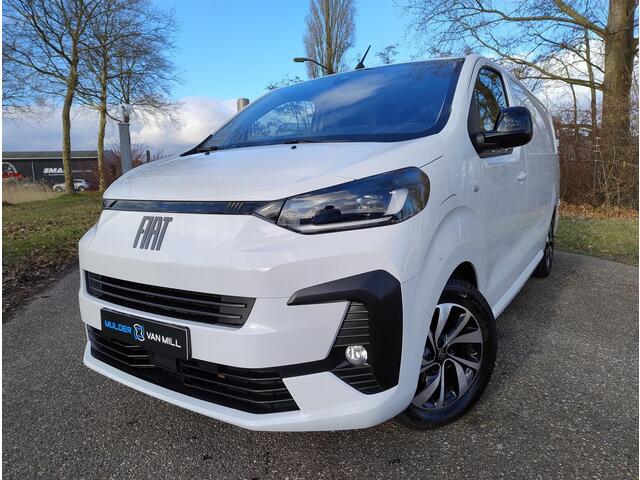 Fiat e-Scudo L3 75 kWh | 352 KM WLTP | Houten afwerking laadruimte | Full ECO LED koplampen | Exterieur Pakket | 17 inch lichtmetalen velgen | Multimedia | Carplay | Achteruitrijcamera | Parkeersensoren achter | Comfortstoel bestuurder | Tussenwand comfort | LED laadr