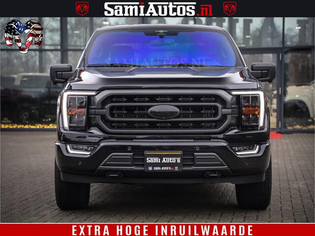 Ford (usa) F-150 BLACK OPS | 5.0 V8 406PK | 360 CAMERA | UITLAAT KLEP | BEDSLIDE | CREW CAB | LEDER | CREW CAB | DUBBELE CABINE | 5 PERSOONS | DC | GRIJSKENTEKEN |