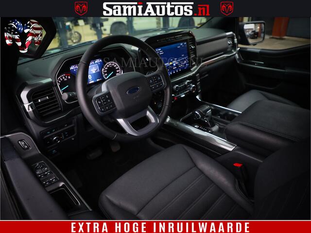 Ford (usa) F-150 BLACK OPS | 5.0 V8 406PK | 360 CAMERA | UITLAAT KLEP | BEDSLIDE | CREW CAB | LEDER | CREW CAB | DUBBELE CABINE | 5 PERSOONS | DC | GRIJSKENTEKEN |