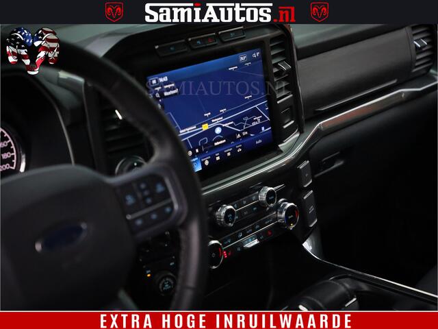 Ford (usa) F-150 BLACK OPS | 5.0 V8 406PK | 360 CAMERA | UITLAAT KLEP | BEDSLIDE | CREW CAB | LEDER | CREW CAB | DUBBELE CABINE | 5 PERSOONS | DC | GRIJSKENTEKEN |