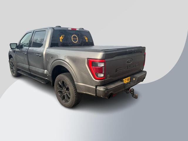 Ford (usa) F-150 5.0 V8 SuperCrew Lariat 401pk Automaat | 5 persoons | Grijs kenteken | Lederen Bekleding | Trekhaak | LPG | 4x4 | 3.500kg Trekgewicht
