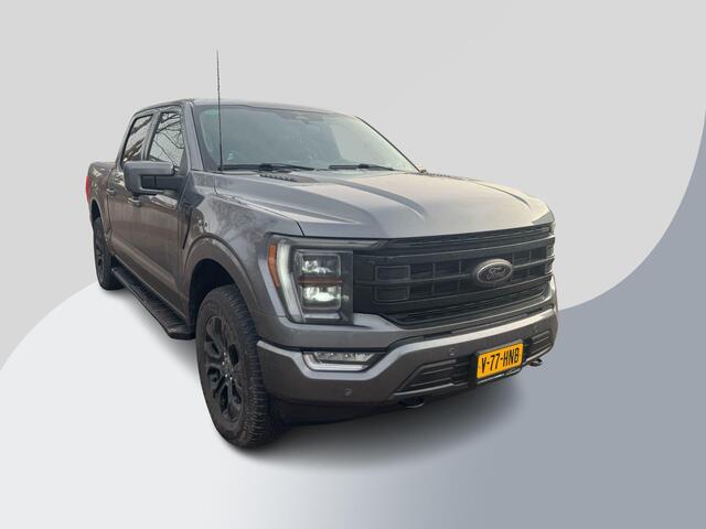 Ford (usa) F-150 5.0 V8 SuperCrew Lariat 401pk Automaat | 5 persoons | Grijs kenteken | Lederen Bekleding | Trekhaak | LPG | 4x4 | 3.500kg Trekgewicht
