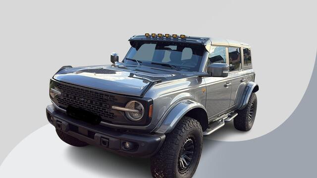 Ford BRONCO 2.7 Badlands | V6 336PK | Carbonized Grey | Afneembare trekhaak | Grijs kenteken | Prijs ex. BTW | Speciale wielen en accessoires zie tekst | Ombouw grijs kenteken - 2 zitplaatsen