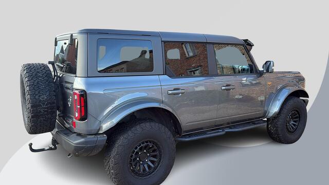 Ford BRONCO 2.7 Badlands | V6 336PK | Carbonized Grey | Afneembare trekhaak | Grijs kenteken | Prijs ex. BTW | Speciale wielen en accessoires zie tekst | Ombouw grijs kenteken - 2 zitplaatsen