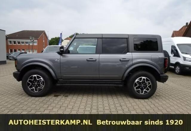 Ford BRONCO 4X4 2.7 Outer Banks Grijs Kenteken 335 PK ACC LED 360 Camera Navi Bang en Olufsen