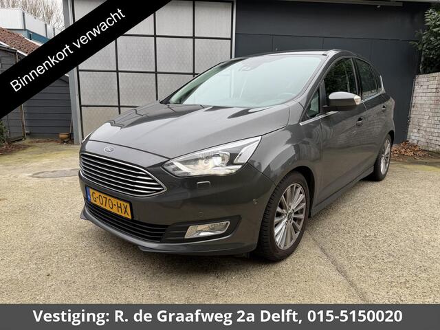 Ford C-MAX 1.0 Titanium | Stuur & Vooruit verwarming | Navigatie | Parkeersensoren Voor & Achter | Trekhaak |