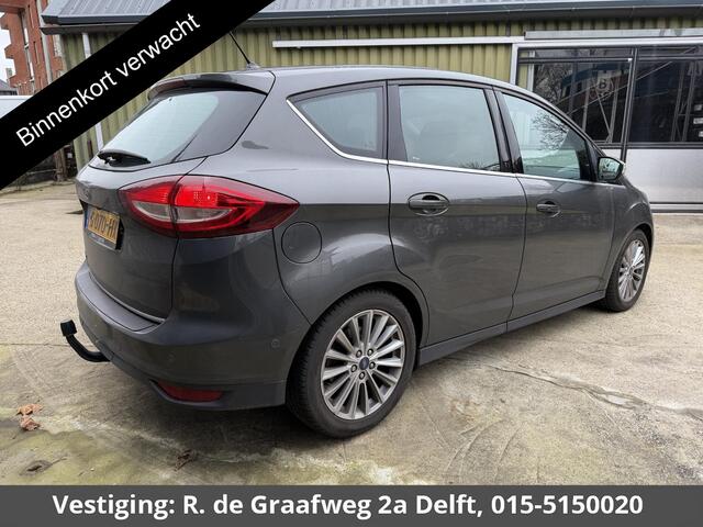 Ford C-MAX 1.0 Titanium | Stuur & Vooruit verwarming | Navigatie | Parkeersensoren Voor & Achter | Trekhaak |