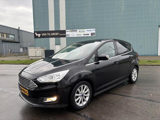 Ford C-MAX 1.0i Eco-Boost Titanium 6-Bak 126 PK. Prachtige en als nieuw rijdende auto van de tweede eigenaar !!! Slechts 106.000 KM !!