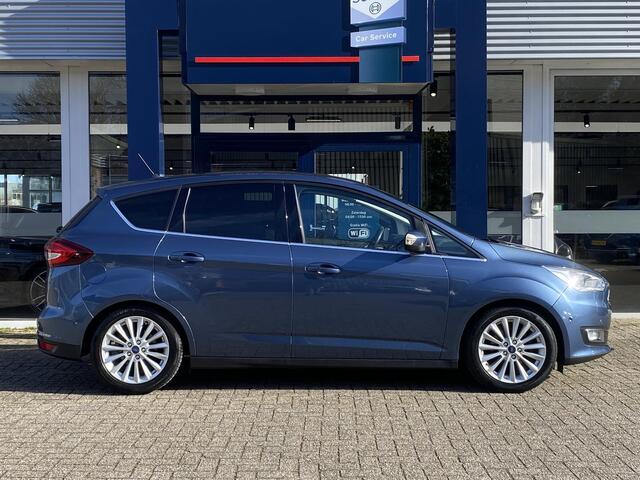 Ford C-MAX 1.0 Titanium / Cruise-Control / Climate-Control / Stuur-/Stoelverwarming / Apple-Carplay & Android-Auto / Keyless / Radio-Bluetooth / Navi / PDC V+A / 17'' LMV / All-Season / ENZ.