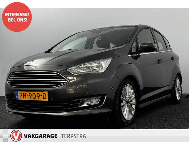 Ford C-MAX 1.0 Titanium /DEALER ONDERHOUDEN! /Trekhaak! /Voorruitverw. /Camera /Lane Assist /Dodehoek Detec. /Navi /Climat /Cruise /Elek. pakket /Bluetooth /17"LMV /PDC V+A /LED Dagrijverl. /Mistlampen.