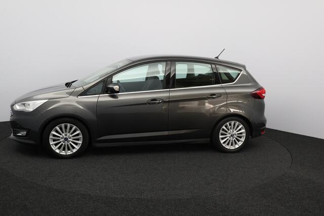 Ford C-MAX 1.0 Titanium /DEALER ONDERHOUDEN! /Trekhaak! /Voorruitverw. /Camera /Lane Assist /Dodehoek Detec. /Navi /Climat /Cruise /Elek. pakket /Bluetooth /17"LMV /PDC V+A /LED Dagrijverl. /Mistlampen.