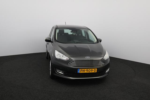 Ford C-MAX 1.0 Titanium /DEALER ONDERHOUDEN! /Trekhaak! /Voorruitverw. /Camera /Lane Assist /Dodehoek Detec. /Navi /Climat /Cruise /Elek. pakket /Bluetooth /17"LMV /PDC V+A /LED Dagrijverl. /Mistlampen.