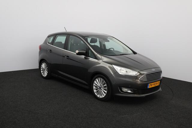 Ford C-MAX 1.0 Titanium /DEALER ONDERHOUDEN! /Trekhaak! /Voorruitverw. /Camera /Lane Assist /Dodehoek Detec. /Navi /Climat /Cruise /Elek. pakket /Bluetooth /17"LMV /PDC V+A /LED Dagrijverl. /Mistlampen.