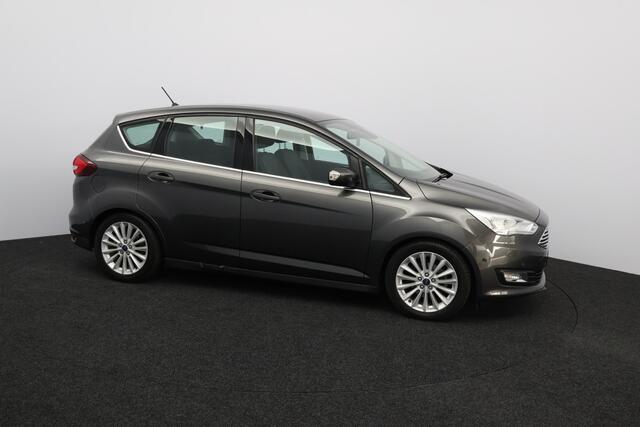 Ford C-MAX 1.0 Titanium /DEALER ONDERHOUDEN! /Trekhaak! /Voorruitverw. /Camera /Lane Assist /Dodehoek Detec. /Navi /Climat /Cruise /Elek. pakket /Bluetooth /17"LMV /PDC V+A /LED Dagrijverl. /Mistlampen.