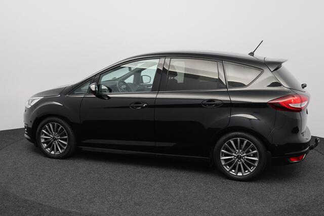 Ford C-MAX 1.0 Titanium Sport/ 17'' LMV/ Bi-Xenon/ Voorruitverw./ Dakspoiler/ Camera/ PDC V+A/ Keyless-GO/ Stoel + Stuurverw./ Apple Carplay/ Zwarte-Hemel/ Extra getint glas/ 6-Bak.