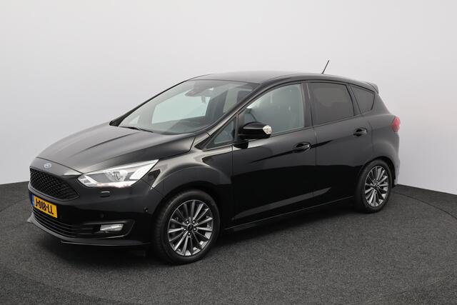 Ford C-MAX 1.0 Titanium Sport/ 17'' LMV/ Bi-Xenon/ Voorruitverw./ Dakspoiler/ Camera/ PDC V+A/ Keyless-GO/ Stoel + Stuurverw./ Apple Carplay/ Zwarte-Hemel/ Extra getint glas/ 6-Bak.