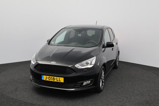 Ford C-MAX 1.0 Titanium Sport/ 17'' LMV/ Bi-Xenon/ Voorruitverw./ Dakspoiler/ Camera/ PDC V+A/ Keyless-GO/ Stoel + Stuurverw./ Apple Carplay/ Zwarte-Hemel/ Extra getint glas/ 6-Bak.