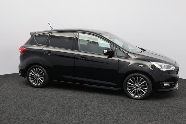 Ford C-MAX 1.0 Titanium Sport/ 17'' LMV/ Bi-Xenon/ Voorruitverw./ Dakspoiler/ Camera/ PDC V+A/ Keyless-GO/ Stoel + Stuurverw./ Apple Carplay/ Zwarte-Hemel/ Extra getint glas/ 6-Bak.