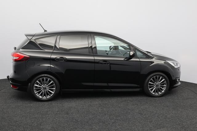 Ford C-MAX 1.0 Titanium Sport/ 17'' LMV/ Bi-Xenon/ Voorruitverw./ Dakspoiler/ Camera/ PDC V+A/ Keyless-GO/ Stoel + Stuurverw./ Apple Carplay/ Zwarte-Hemel/ Extra getint glas/ 6-Bak.