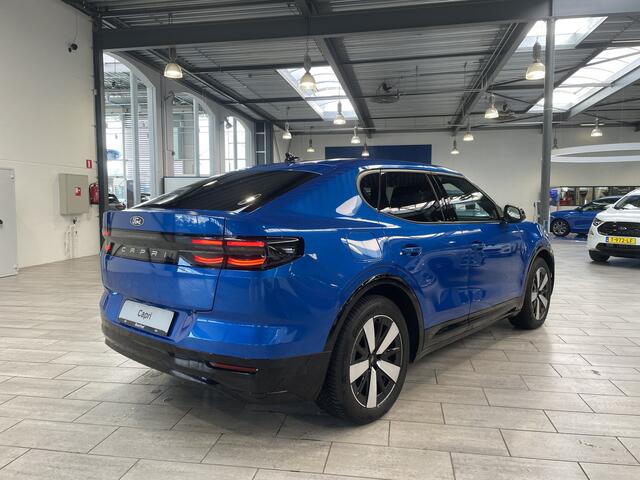 Ford CAPRI Extended Range RWD 77 kWh | Trekhaak | Warmtepomp | Adapt. Cruise | Winter Pack | El. verst. stoel + geh. + mass. | garantie tot 07/2029 | 4 seiz. banden