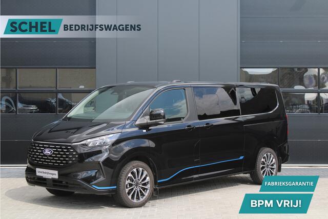 Ford Custom Tourneo 320 2.0 TDCI L2H1 Titanium X DC 170pk - Adaptive Cruise - LED - Blind Spot - Leder - Navigatie - 360 Camera - Trekhaak - Rijklaar