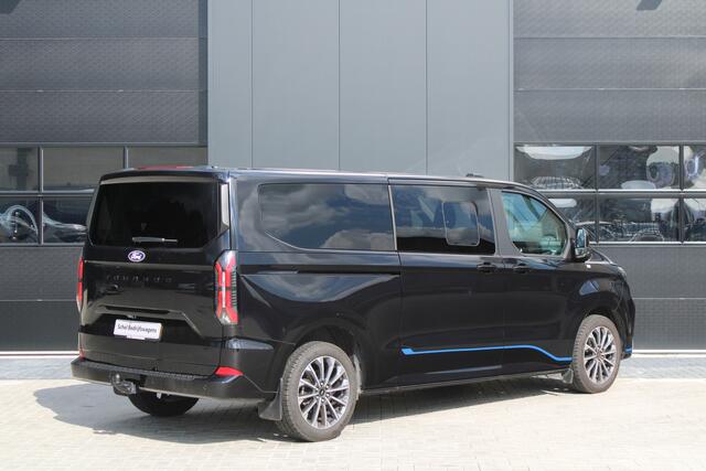 Ford Custom Tourneo 320 2.0 TDCI L2H1 Titanium X DC 170pk - Adaptive Cruise - LED - Blind Spot - Leder - Navigatie - 360 Camera - Trekhaak - Rijklaar