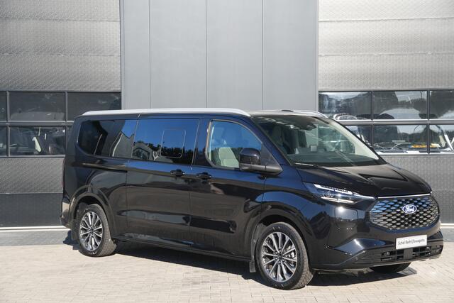 Ford Custom Tourneo E-Tourneo - 340 L2H1 Titanium X 218pk - Leder - ACC - DDS LED - Elektrische Deuren - Navi - 360 camera - Blind Spot - Rijklaar
