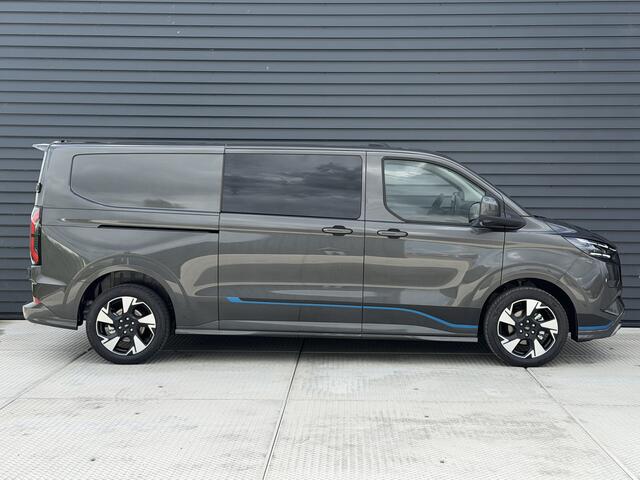 Ford E-Custom Sport Dubbel Cabine 218 PK 71 kWh | 360 Camera | Dode Hoek | Elek. Verst. Stoelen | Nieuw!