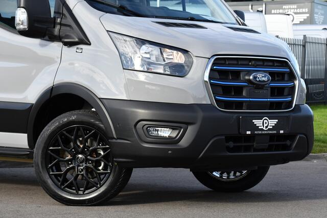 Ford E-Transit 350 L3H2 68 kWh PB Edition Adaptieve Cruise, 360 Camera, Carplay, BLIS, Stoelverwarming, NAVI, Multimedia, Sensoren, Uniek!
