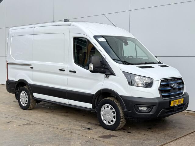 Ford E-Transit 390 75kWh 184PK Elektrisch 75kWh 334km WLTP BEV Snelladen L2H2 Climate Control Tacho Carplay Camera Stoelverwarming Parkeersensoren voor achter