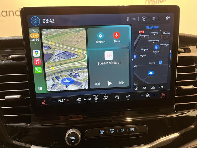 Ford E-Transit 350 L3H2 Trend 68 kWh 184 PK / 100% Elektrisch !! / Airco / Cruise Control / CarPlay / Camera / Navigatie / 3-Zits / NIEUW !!