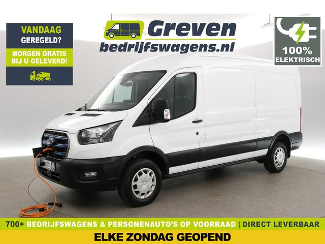 Ford E-Transit L3H2 Trend 89 kWh | 4,25 T + B-Rijbewijs | SOH 96% | Snelladen | Airco | Camera | Cruise | 3-Zits | Carplay | Stoelverw. | Parkeersens.