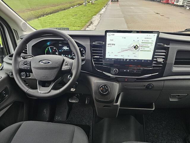 Ford E-Transit 390 L3 89Kwh electrisch, gesloten laadbak, laadklep, zijdeur, airco, automaat, navi, spoiler, NIEUW!!