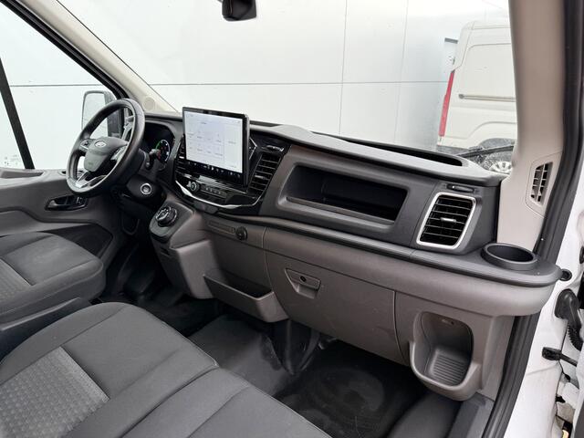 Ford E-Transit 89kWh 97.3% (SOH) 402km WLTP BEV Snelladen L2H2 Climate Control Carplay 360° Camera Stoelverwarming Parkeersensoren voor achter