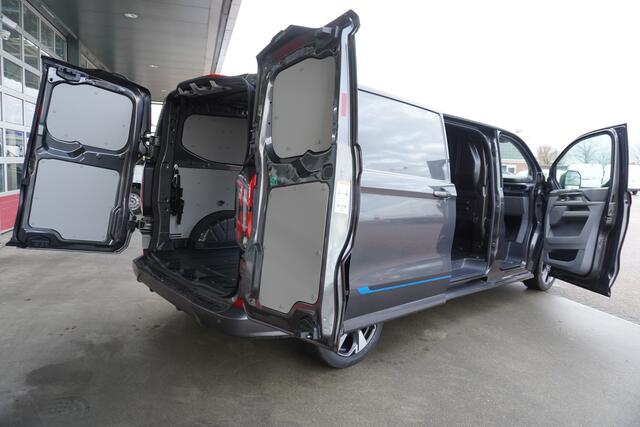 Ford E-Transit Cust. L2H1 Sport 218PK Automaat Schuifdeur links en rechts Airco | adap.cruise | Navi | 360 camera | 19"Lm velgen