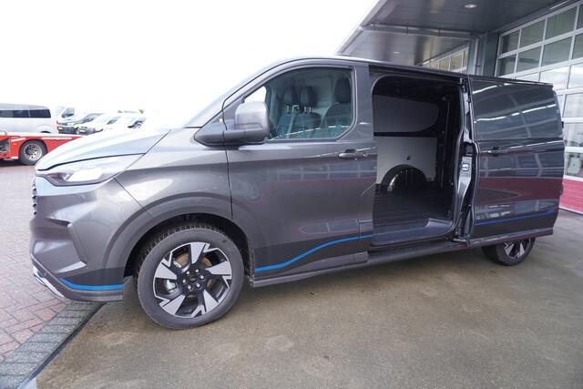 Ford E-Transit Cust. L2H1 Sport 218PK Automaat Schuifdeur links en rechts Airco | adap.cruise | Navi | 360 camera | 19"Lm velgen