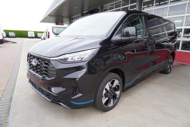 Ford E-Transit Cust. L2H1 Sport 218PK Automaat Schuifdeur links en rechts Airco | adap.cruise | Navi | 360 camera | 19"Lm velgen