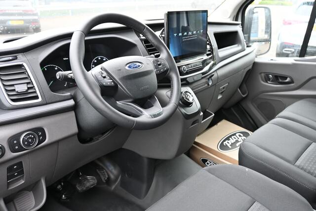 Ford E-Transit Bakwagen met Dhollandia laadklep Navigatie met camera, Zijdeur