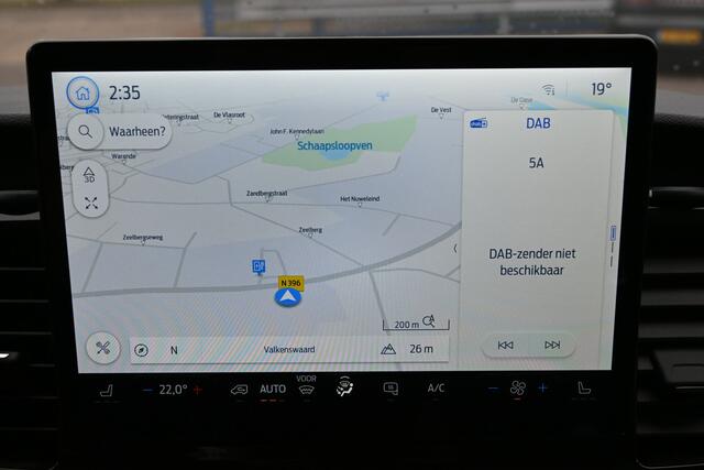 Ford E-Transit Bakwagen met Dhollandia laadklep Navigatie met camera, Zijdeur