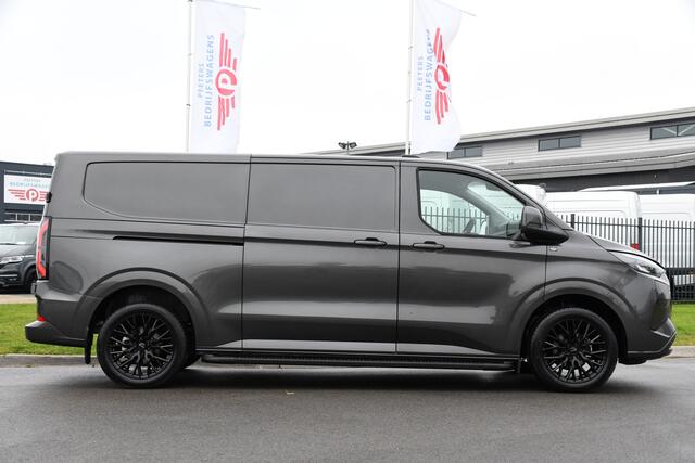 Ford E-Transit Cust. 340 L2H1 Limited 65 kWh PB Edition Virtual, Adaptieve Cruise, Camera, Carplay, Stoelverwarming, LED, 218pk, NAVI, Uniek!