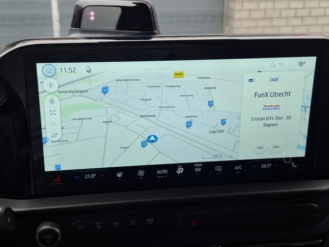 Ford E-Transit Cust. 340 L2H1 Limited 71 kWh | Android/Apple Carplay | LMV 17" | Voorstoelen/Voorruit Verwarmd | Rondomzicht Camera | Cruise Control Adaptief | Trekhaak | Airco |