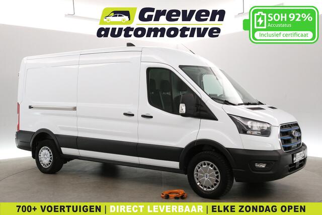 Ford E-Transit 68 kWh L3H2 | Snelladen | SOH 92% | Clima | Cruise | 3 Zits | Carplay | Parkeersens.