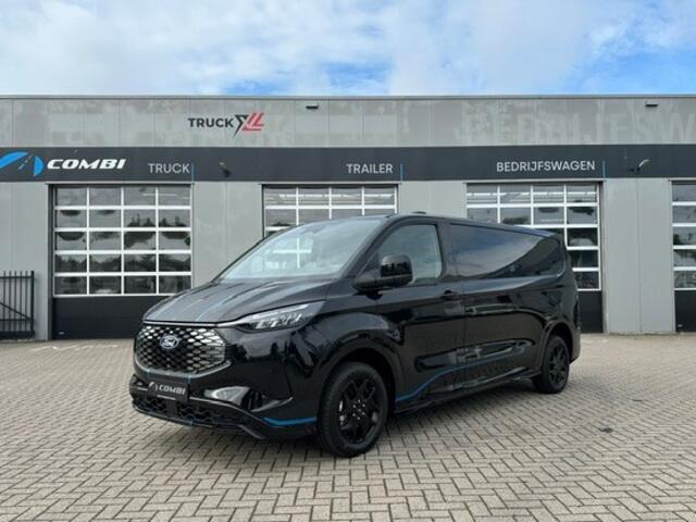 Ford E-Transit Cust. 340 L2H1 Custom Sport 4WD 71 kWh > 285pk/Agate Black/17 inch velgen/Camera