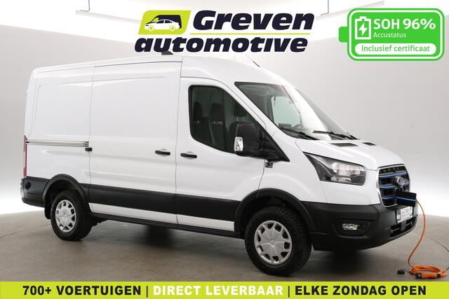 Ford E-Transit L2H2 68 kWh | Snelladen | SOH 96% | Clima | 360° Camera | 3 Zits | Cruise | Carplay | Navi