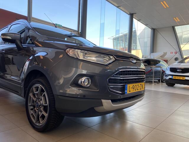 Ford ECOSPORT 1.0 EcoBoost Titanium S,Navigatie,Achteruitrijcamera,V&A Sensoren,Leder&Stoelverwarming,Keyless,Climate&Cruisecontrol,Spraakbediening,Ipod Usb Aansluiting,17 Inch Lmv
