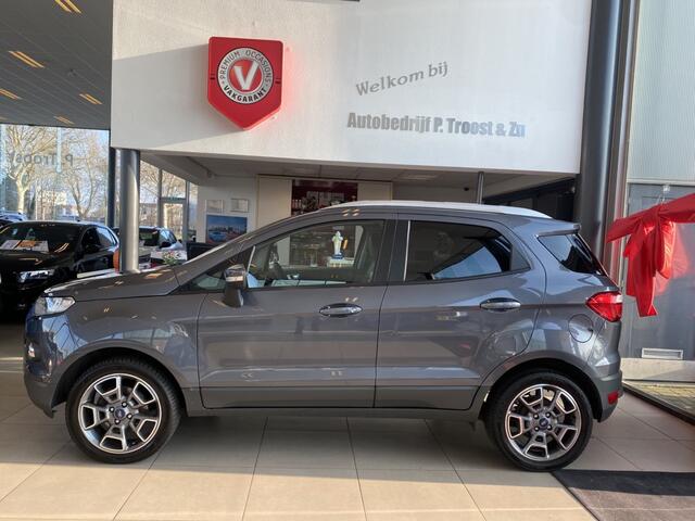 Ford ECOSPORT 1.0 EcoBoost Titanium S,Navigatie,Achteruitrijcamera,V&A Sensoren,Leder&Stoelverwarming,Keyless,Climate&Cruisecontrol,Spraakbediening,Ipod Usb Aansluiting,17 Inch Lmv