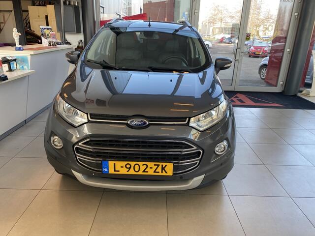 Ford ECOSPORT 1.0 EcoBoost Titanium S,Navigatie,Achteruitrijcamera,V&A Sensoren,Leder&Stoelverwarming,Keyless,Climate&Cruisecontrol,Spraakbediening,Ipod Usb Aansluiting,17 Inch Lmv